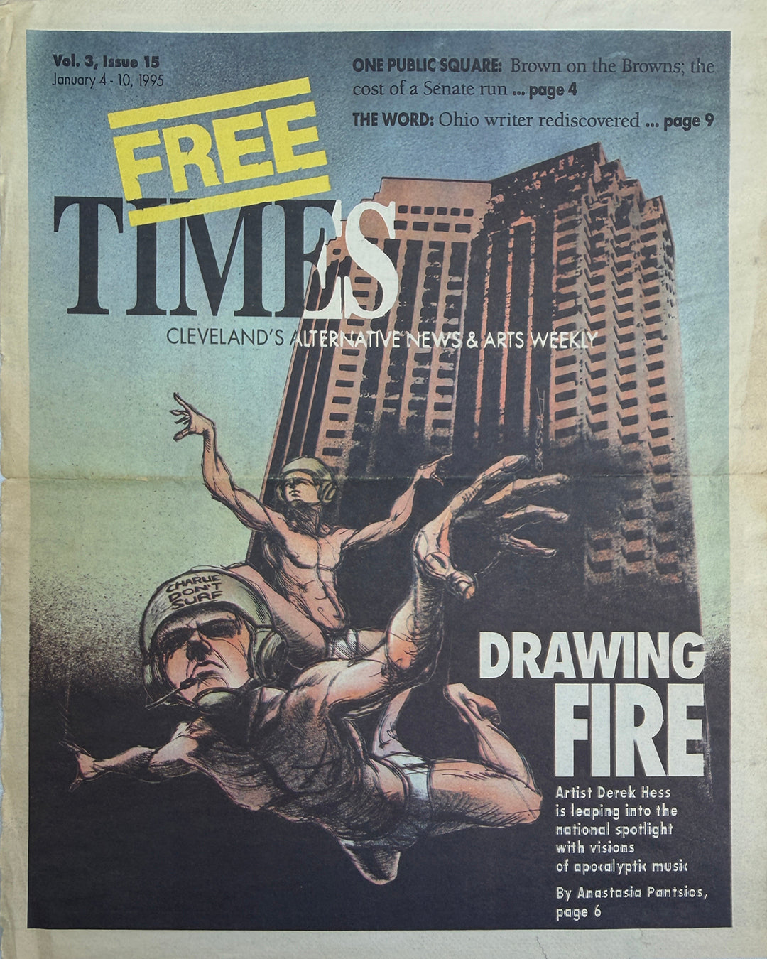 Drawing Fire: Artist Derek Hess is Leaping Into the National Spotlight With Visions of Apocolyptic Music