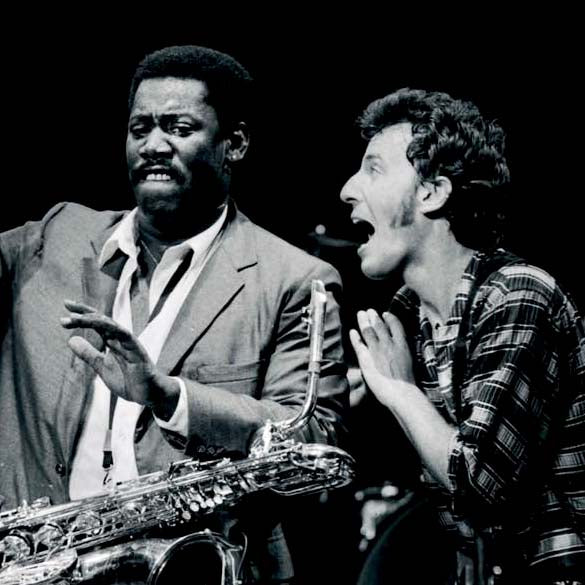 Bruce Springsteen and Clarence Clemons by Anastasia Pantsios