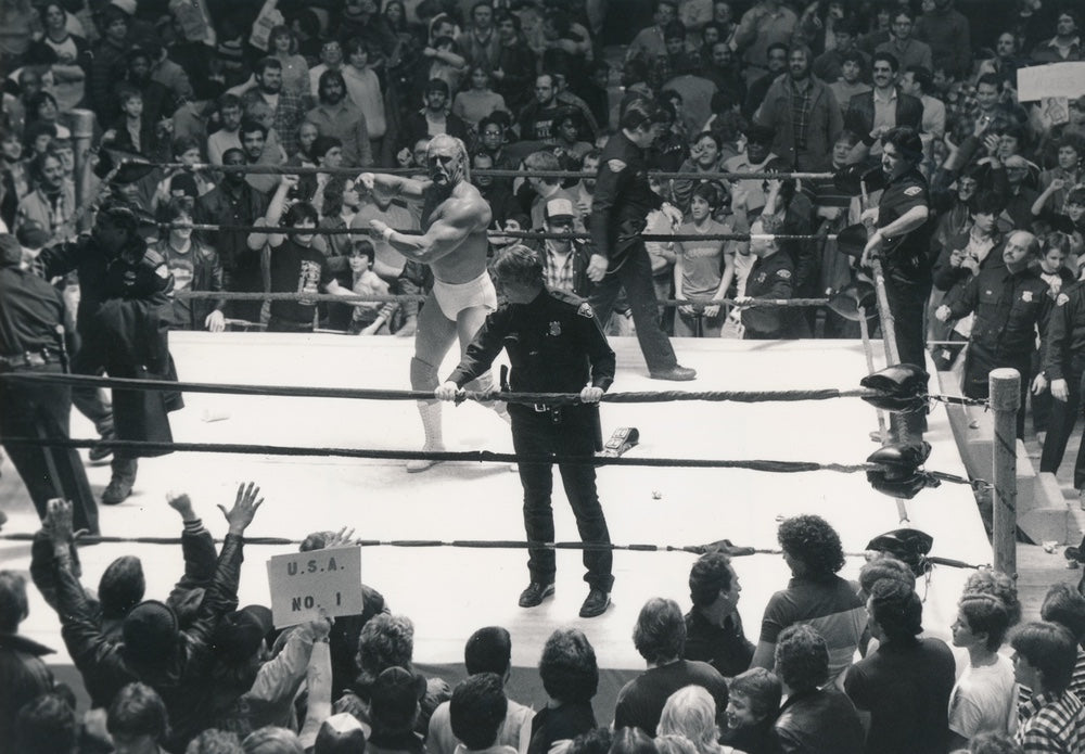 Hulk Hogan at Richfield Coliseum by Anastasia Pantsios